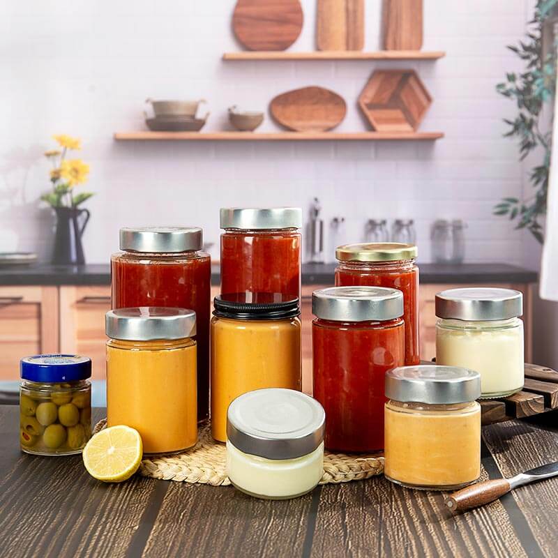 6 Glass Food Jars for Pantry Organizing